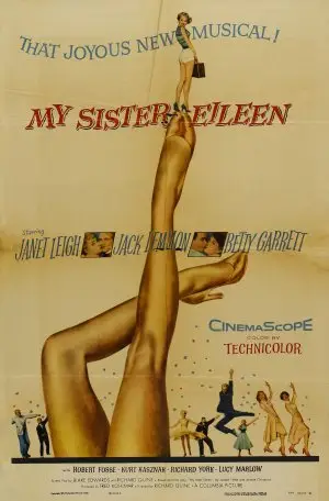My Sister Eileen (1955) Women's Colored  Long Sleeve T-Shirt - idPoster.com