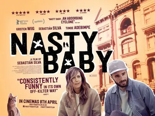 Nasty Baby (2015) White Tank-Top - idPoster.com