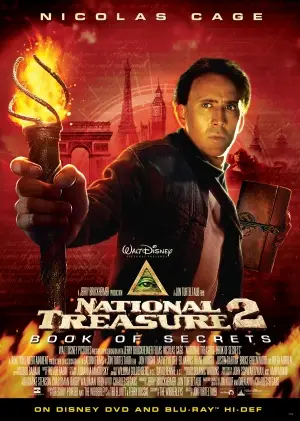National Treasure: Book of Secrets (2007) Men's Colored  Long Sleeve T-Shirt - idPoster.com