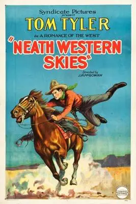 Neath Western Skies (1929) Drawstring Backpack - idPoster.com