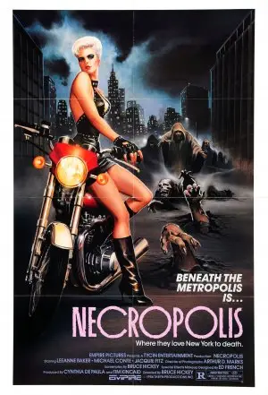 Necropolis (1987) White T-Shirt - idPoster.com