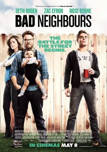 Neighbors (2014) Men's Colored T-Shirt - idPoster.com