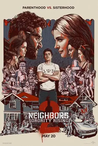 Neighbors 2 Sorority Rising (2016) Women's Colored Hoodie - idPoster.com