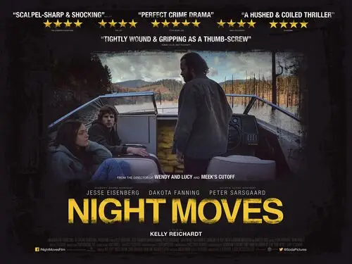 Night Moves (2014) Drawstring Backpack - idPoster.com