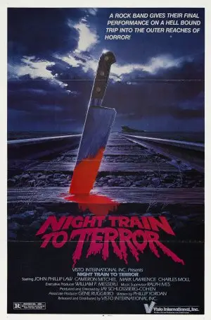 Night Train to Terror (1985) Men's Colored  Long Sleeve T-Shirt - idPoster.com