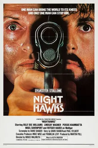 Nighthawks (1981) Men's Colored  Long Sleeve T-Shirt - idPoster.com