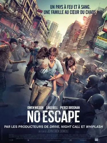 No Escape (2015) White T-Shirt - idPoster.com