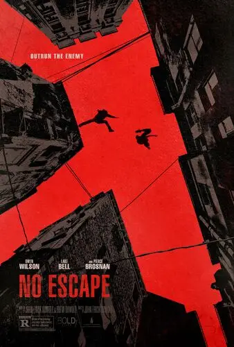 No Escape (2015) Drawstring Backpack - idPoster.com