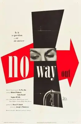 No Way Out (1950) White T-Shirt - idPoster.com