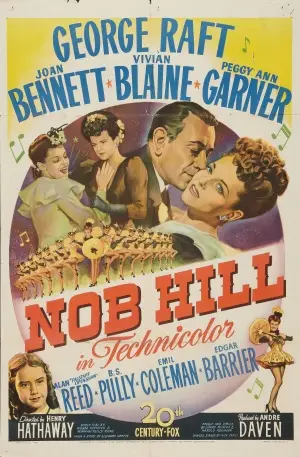 Nob Hill (1945) Men's Colored Hoodie - idPoster.com