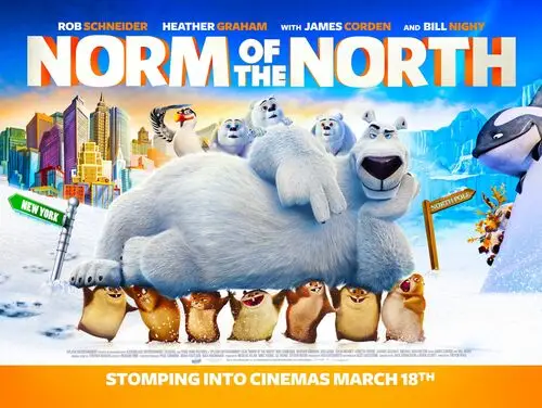 Norm of the North (2016) White T-Shirt - idPoster.com