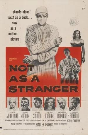 Not as a Stranger (1955) White T-Shirt - idPoster.com