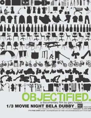 Objectified (2009) Men's Colored Hoodie - idPoster.com