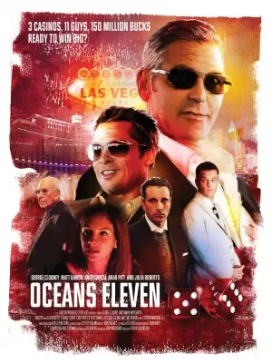 Ocean's Eleven (2001) Women's Colored Hoodie - idPoster.com