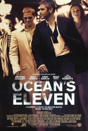 Ocean's Eleven (2001) White T-Shirt - idPoster.com