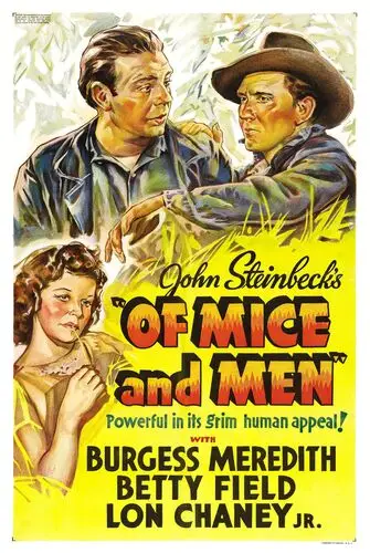 Of Mice and Men (1939) White T-Shirt - idPoster.com