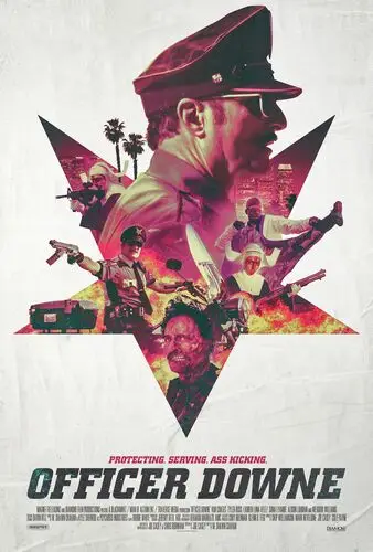 Officer Downe (2016) Drawstring Backpack - idPoster.com