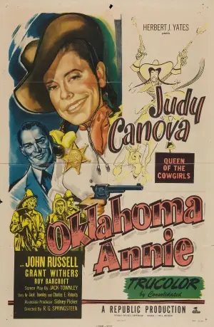 Oklahoma Annie (1952) White T-Shirt - idPoster.com