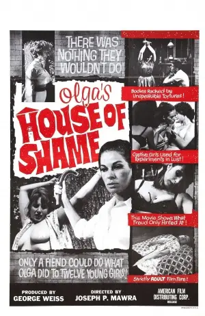 Olga's House of Shame (1964) White T-Shirt - idPoster.com