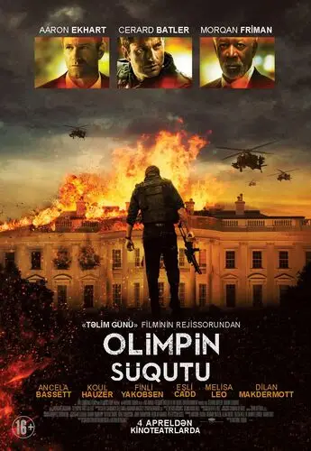 Olympus Has Fallen (2013) Men's Colored Hoodie - idPoster.com