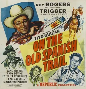 On the Old Spanish Trail (1947) Men's Colored Hoodie - idPoster.com