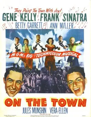 On the Town (1949) White T-Shirt - idPoster.com