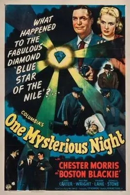One Mysterious Night (1944) White T-Shirt - idPoster.com
