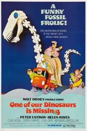 One of Our Dinosaurs Is Missing (1975) White T-Shirt - idPoster.com