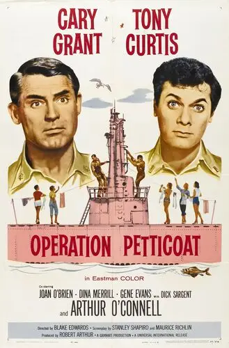 Operation Petticoat (1959) Women's Colored T-Shirt - idPoster.com