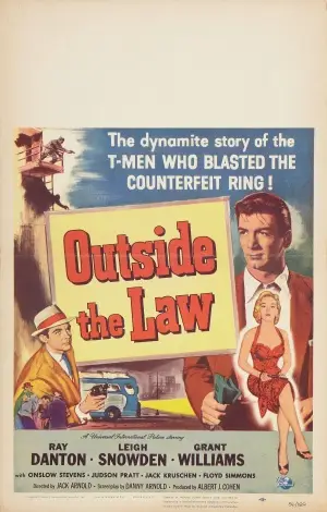 Outside the Law (1956) White T-Shirt - idPoster.com