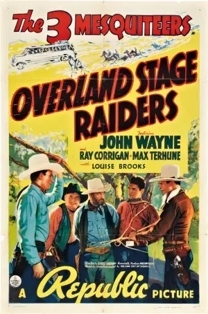 Overland Stage Raiders (1938) Women's Colored Tank-Top - idPoster.com