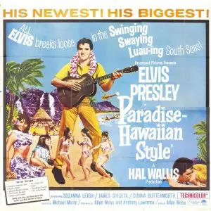 Paradise, Hawaiian Style (1966) White T-Shirt - idPoster.com