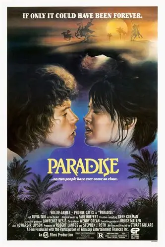Paradise (1982) Women's Colored T-Shirt - idPoster.com