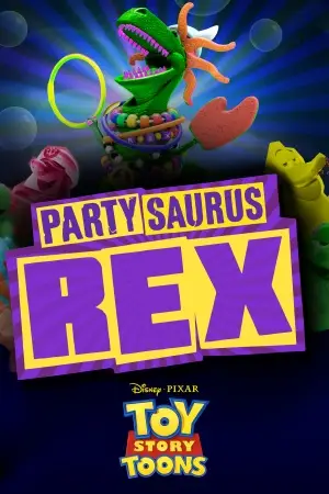 Partysaurus Rex (2012) White T-Shirt - idPoster.com