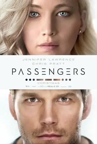 Passengers (2016) White T-Shirt - idPoster.com