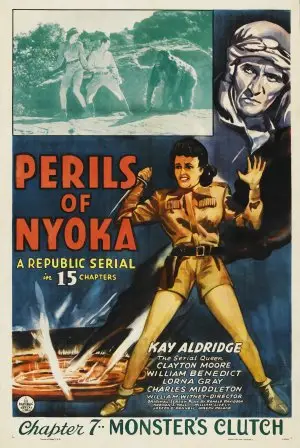 Perils of Nyoka (1942) Men's Colored T-Shirt - idPoster.com