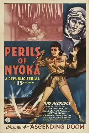 Perils of Nyoka (1942) White T-Shirt - idPoster.com