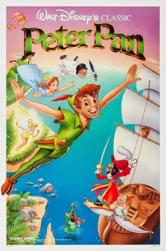 Peter Pan (1953) Women's Colored Hoodie - idPoster.com