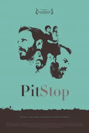 Pit Stop (2013) White T-Shirt - idPoster.com