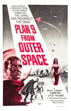 Plan 9 from Outer Space (1959) White T-Shirt - idPoster.com