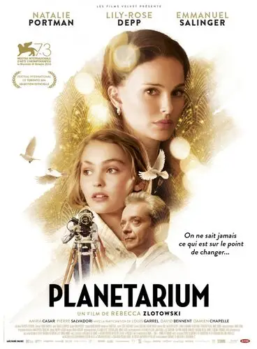 Planetarium (2016) White T-Shirt - idPoster.com