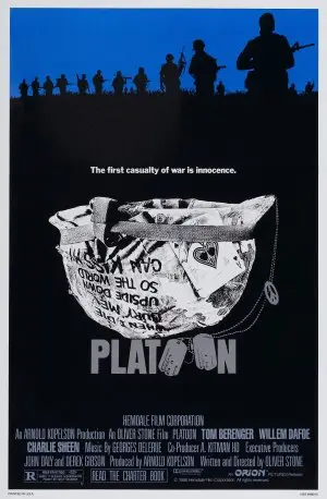Platoon (1986) White T-Shirt - idPoster.com