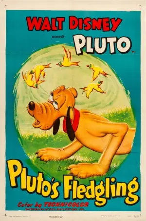 Pluto's Fledgling (1948) White T-Shirt - idPoster.com