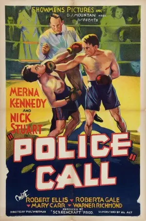Police Call (1933) White Tank-Top - idPoster.com