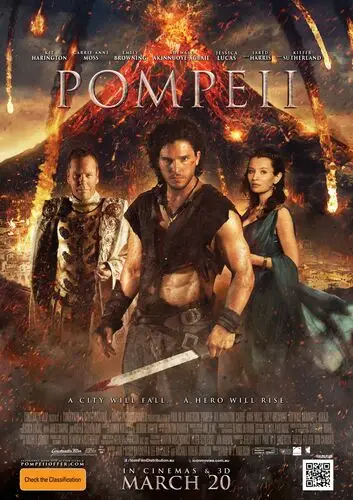 Pompeii (2014) Men's Colored T-Shirt - idPoster.com