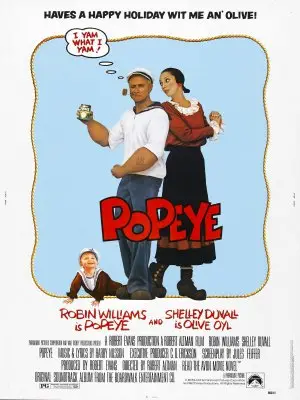 Popeye (1980) White T-Shirt - idPoster.com