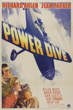 Power Dive (1941) Drawstring Backpack - idPoster.com