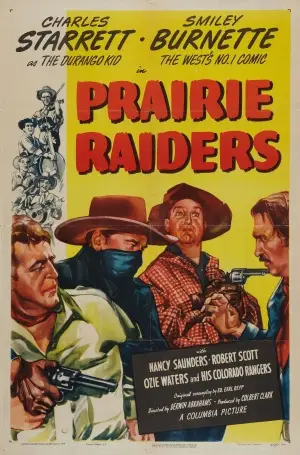 Prairie Raiders (1947) Men's Colored  Long Sleeve T-Shirt - idPoster.com