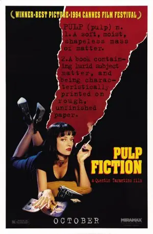Pulp Fiction (1994) Men's Colored T-Shirt - idPoster.com