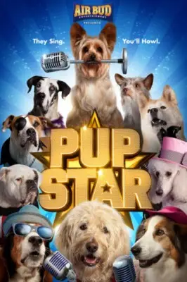 Pup Star (2016) White T-Shirt - idPoster.com